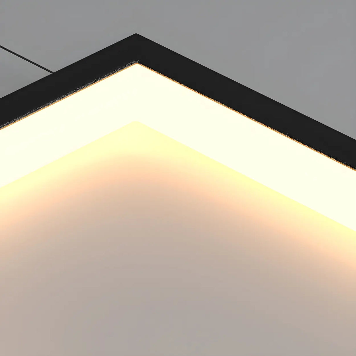 Adjustable Staircase Rectangle LED Pendant Light Image - 10