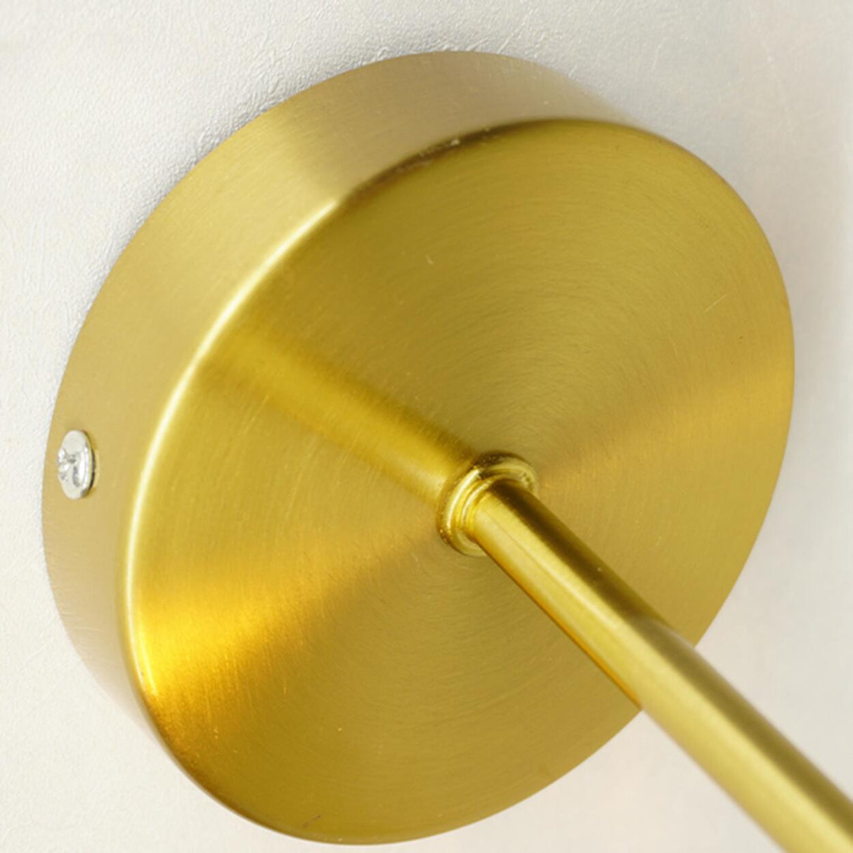 Adjustable Vintage Copper Amber Glass Wall Light Image - 16