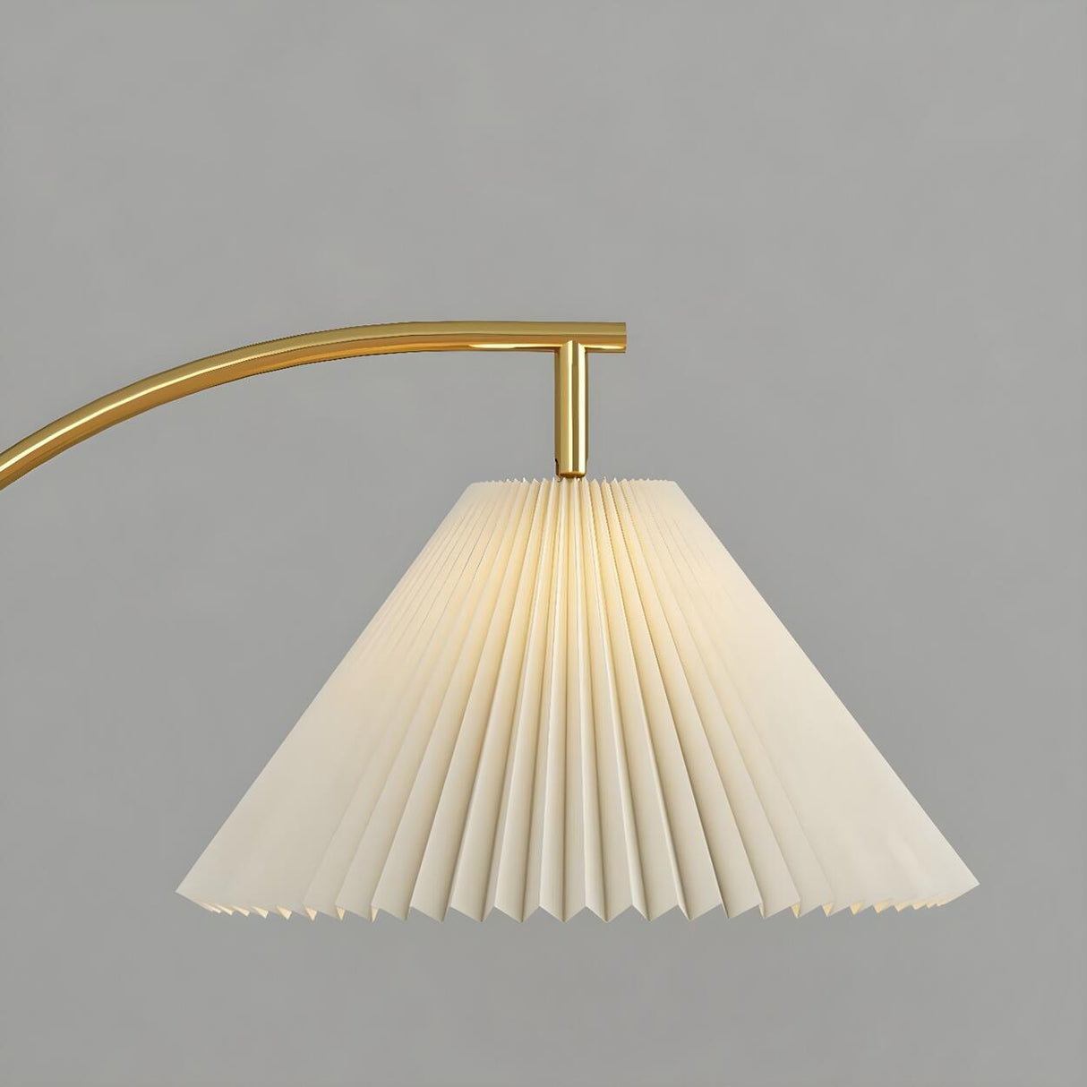 Adjustable White Modern Tripod Floor Lamp with Shelf Image - 9