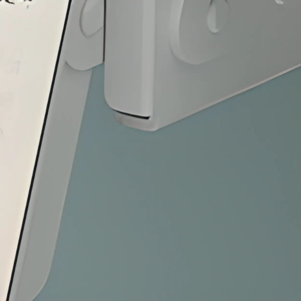 Adjustable White Wood Kids Desk with Exterior Shelf Image - 12