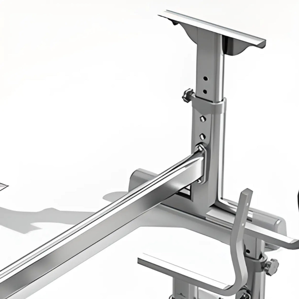 Adjustable White Wood Top Metal T-Shaped Base Kids Desk Image - 10