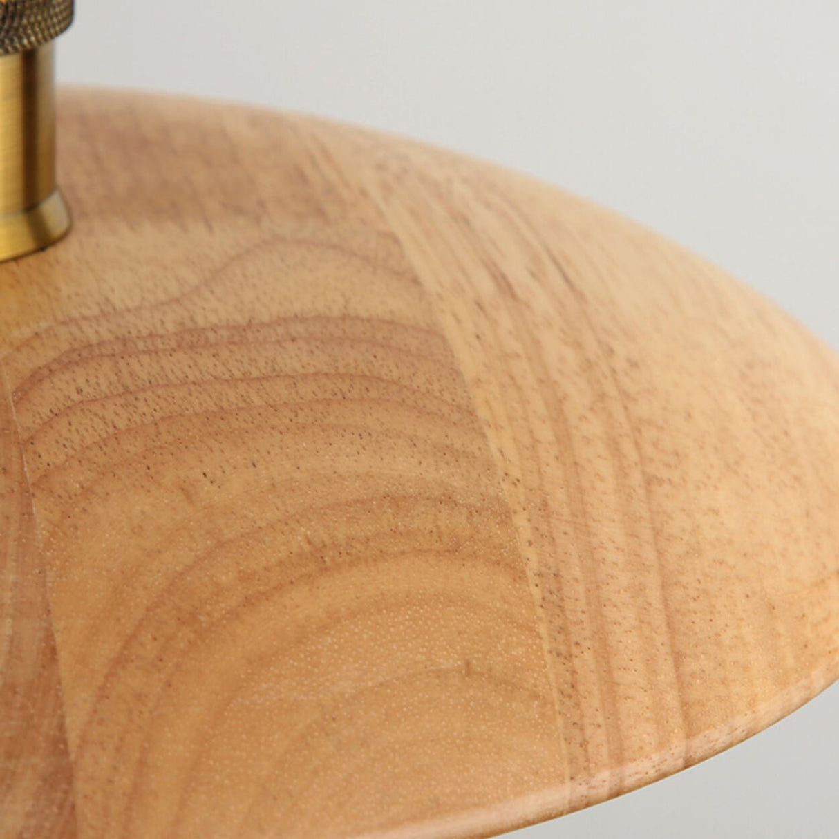 Adjustable Wood Disc Pendant Light Kitchen Island Image - 6