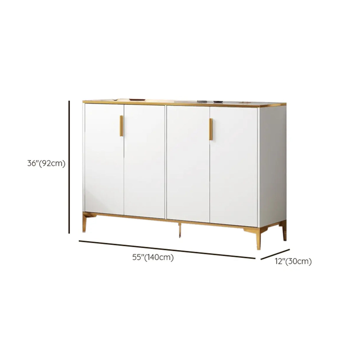 Adjustable Wood Hallway Gray Large Shoe Storage Unit Image - 29