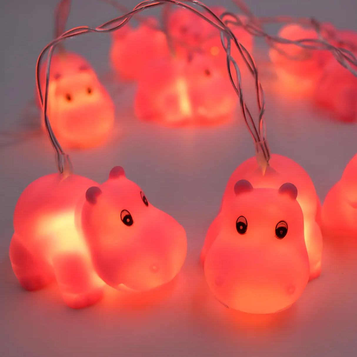 Adorable Cartoon Animal Plastic LED String Lights Image - 13