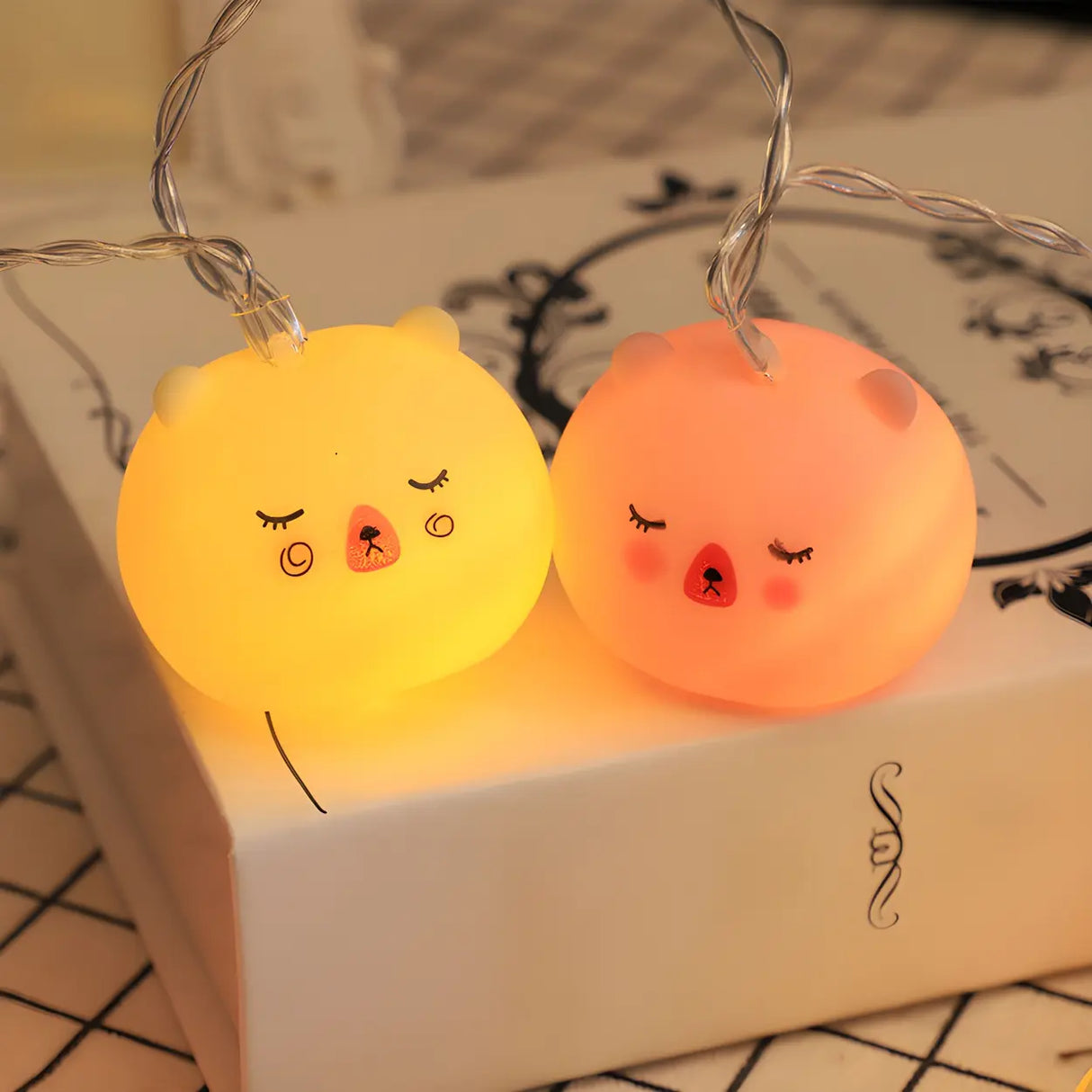 Adorable Cartoon Animal Plastic LED String Lights Image - 14