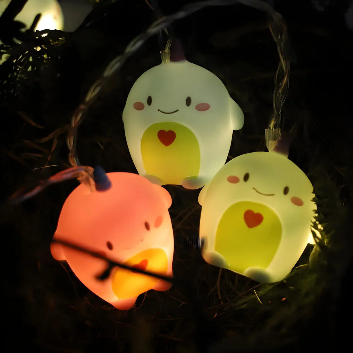 Adorable Cartoon Animal Plastic LED String Lights Image - 8