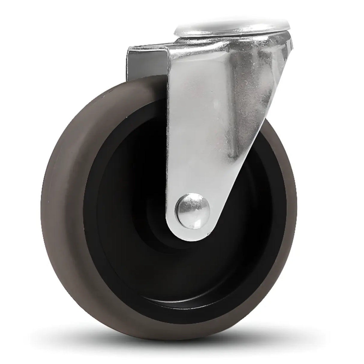 Aluminum Casters Utility Cart with Shelves and Bin Image - 2