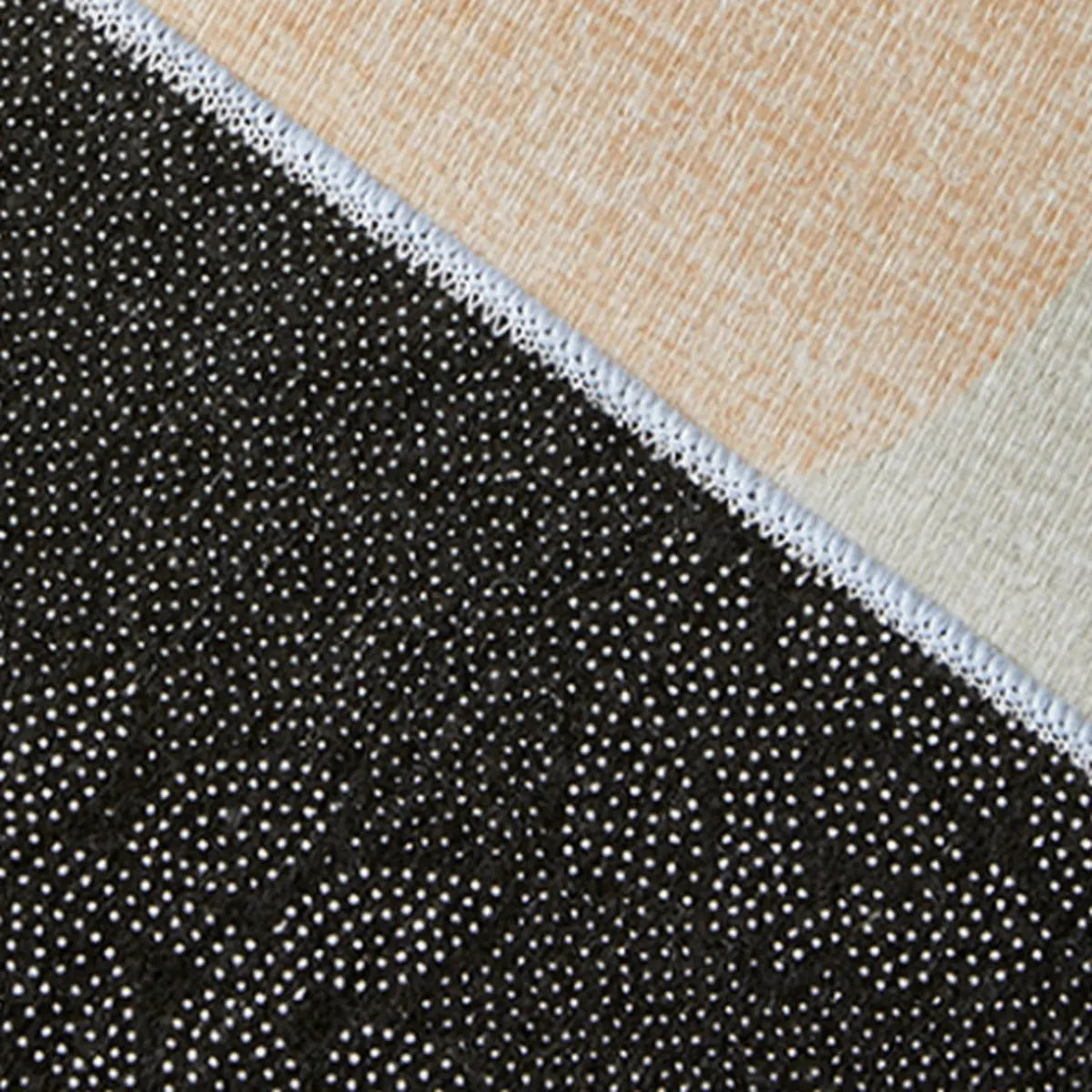 Anti-Slip Backing Modern Striped Polyester Area Rug Image - 12