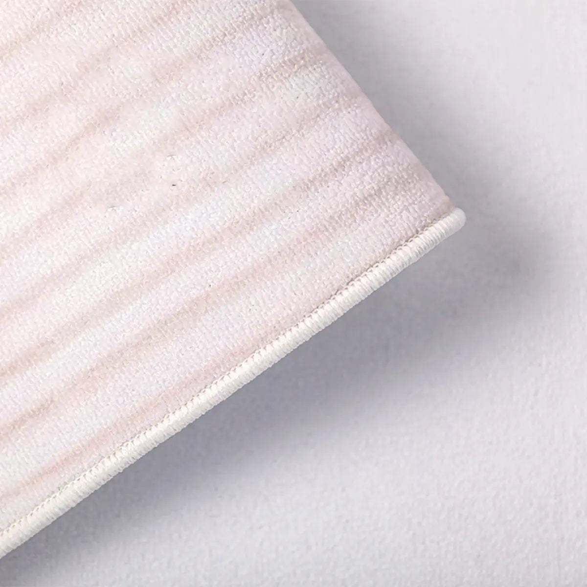 Anti-Slip Minimalist Geometric Cotton Blend Area Rug Image - 7