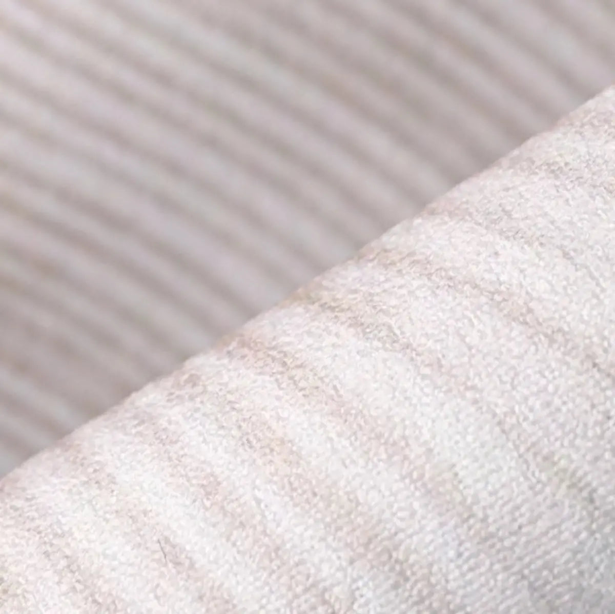 Anti-Slip Minimalist Geometric Cotton Blend Area Rug Image - 8