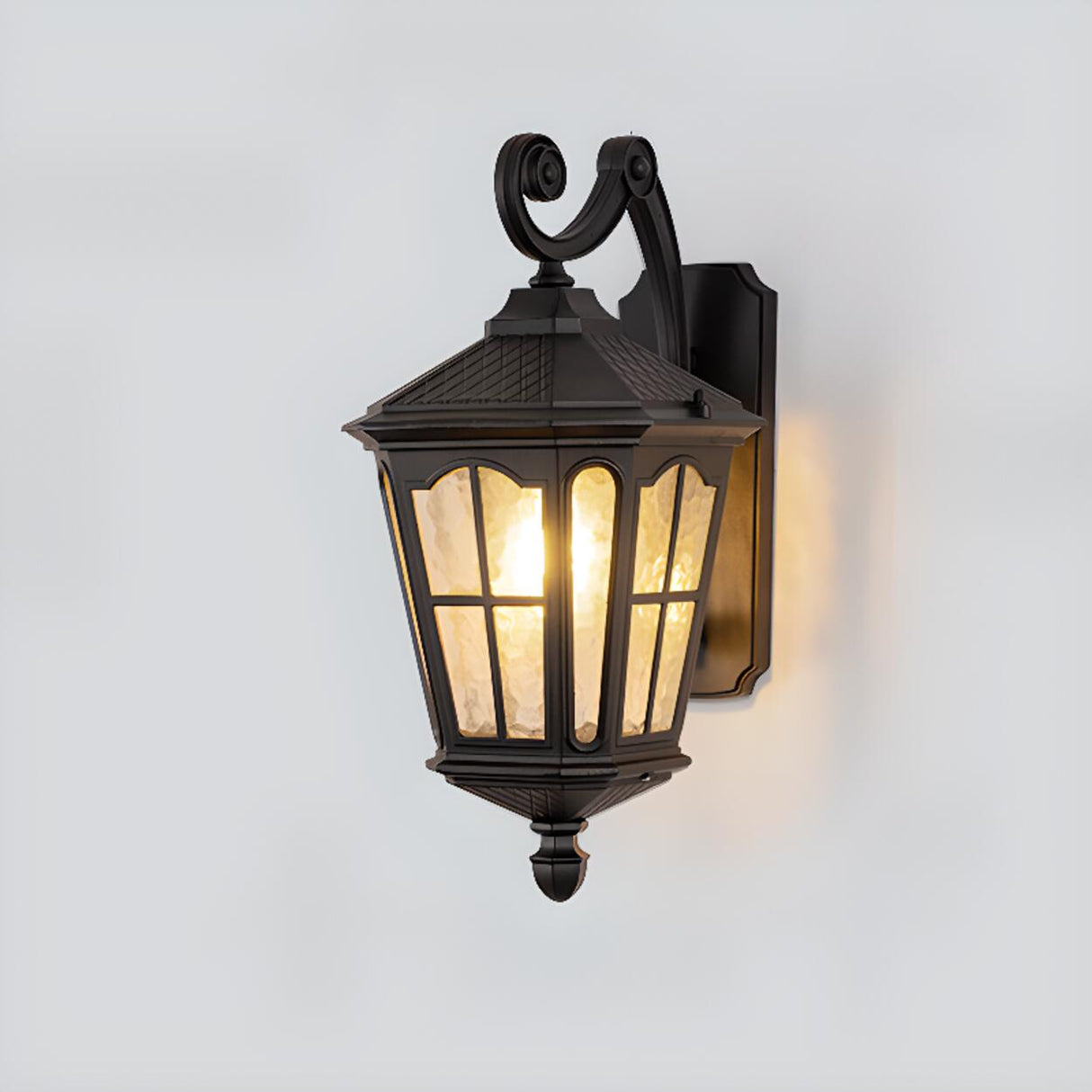 Antique Bronze Outdoor Wall Lantern Sconce Image - 7