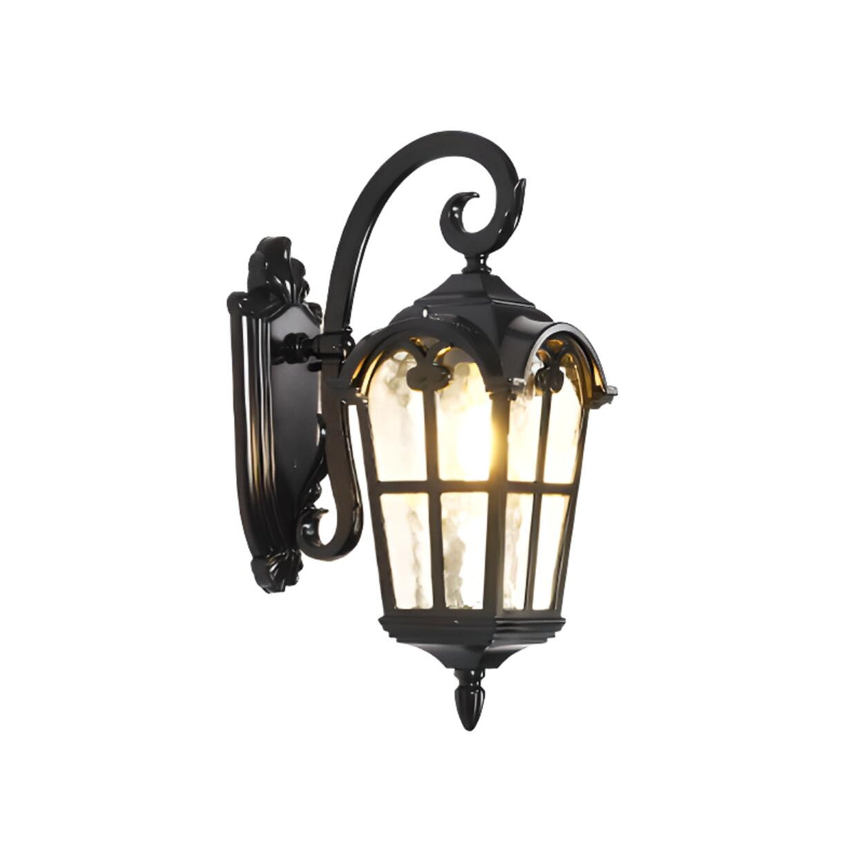 Antique Bronze Outdoor Wall Lantern Sconce Image - 8