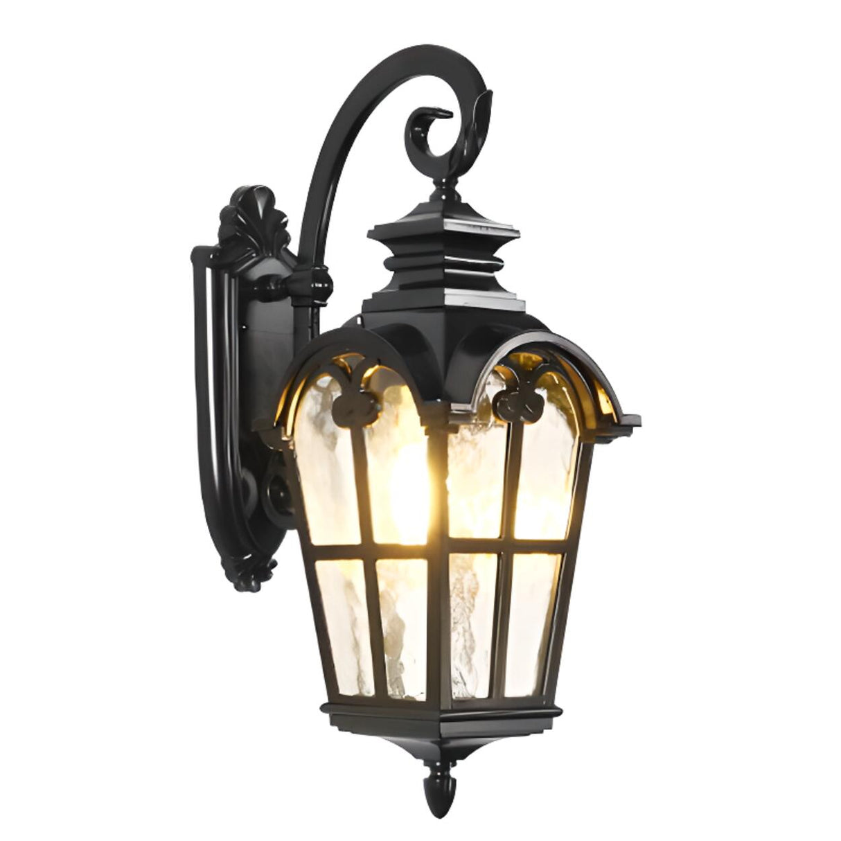 Antique Bronze Outdoor Wall Lantern Sconce Image - 9