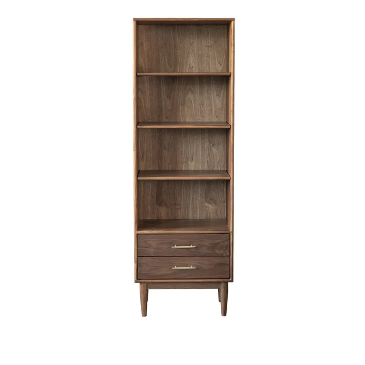 Antique Oval Glass Door Closed Wood Organizer Bookcase Image - 5