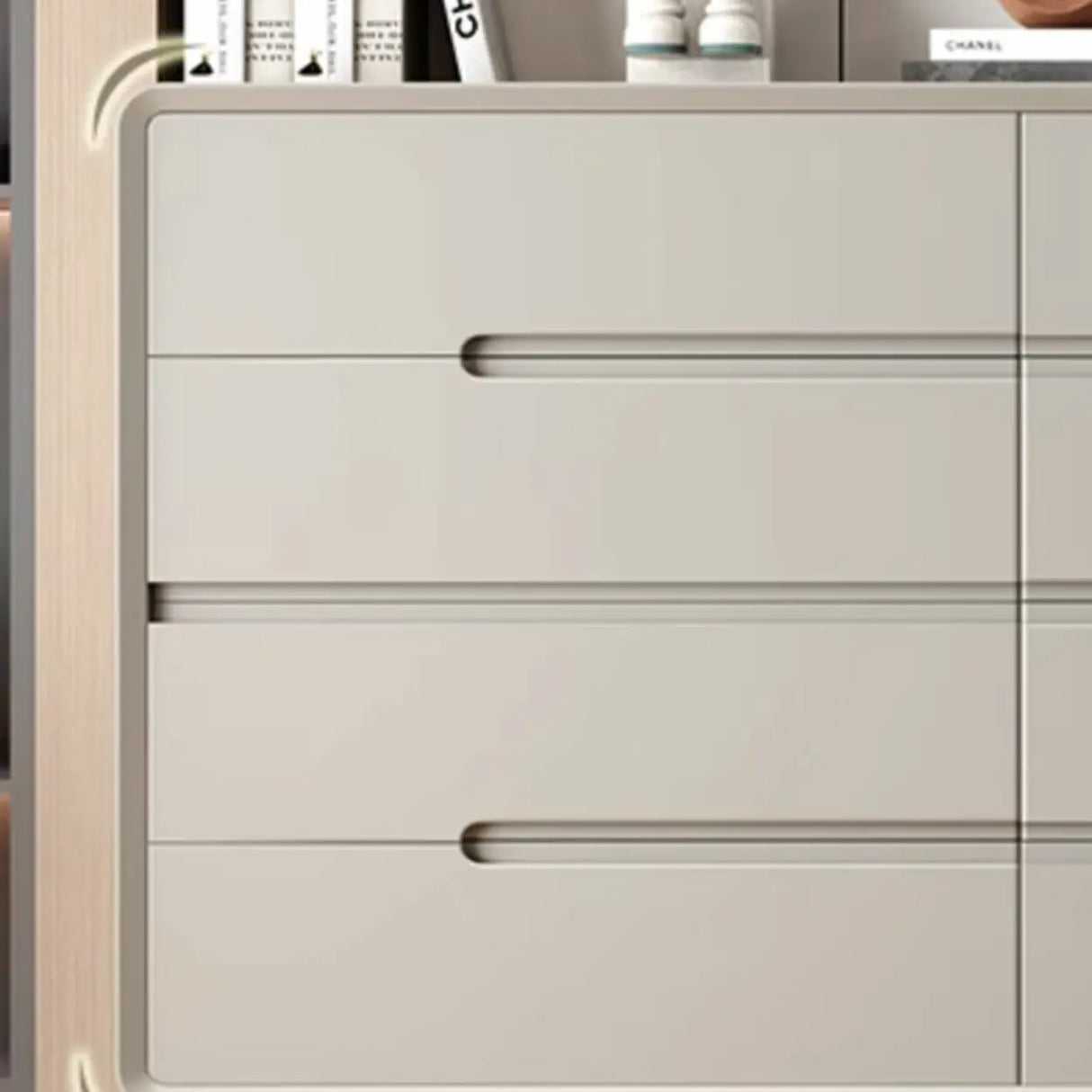 Apricot Wood Dresser with Soft-Close Drawers Image - 12