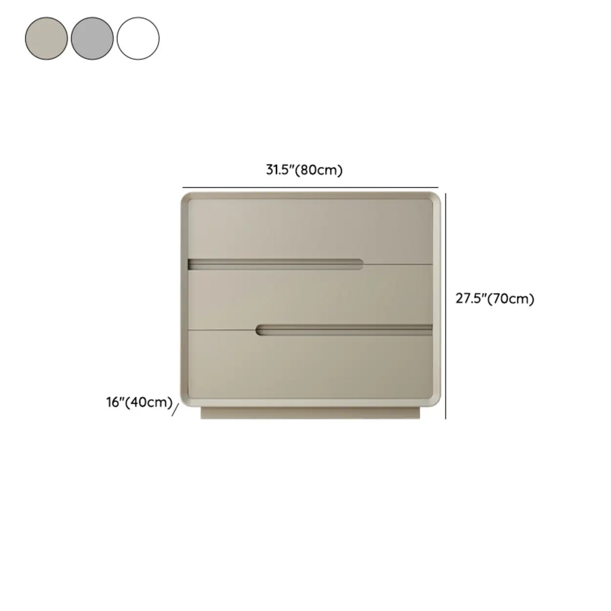 Apricot Wood Dresser with Soft-Close Drawers Image - 35