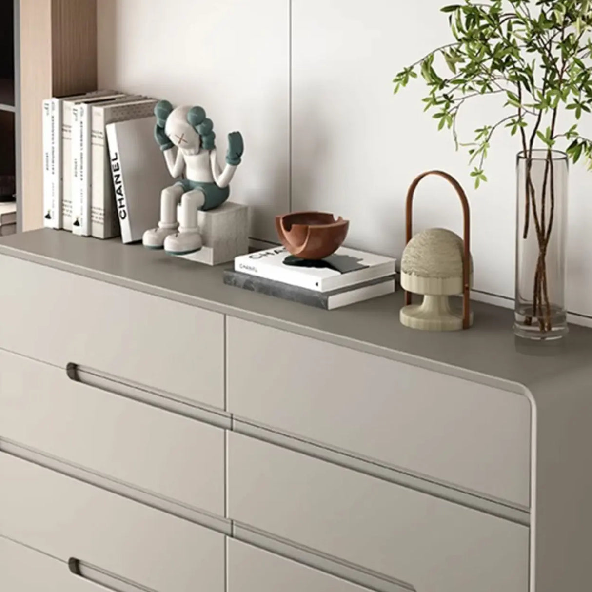 Apricot Wood Dresser with Soft-Close Drawers Image - 20
