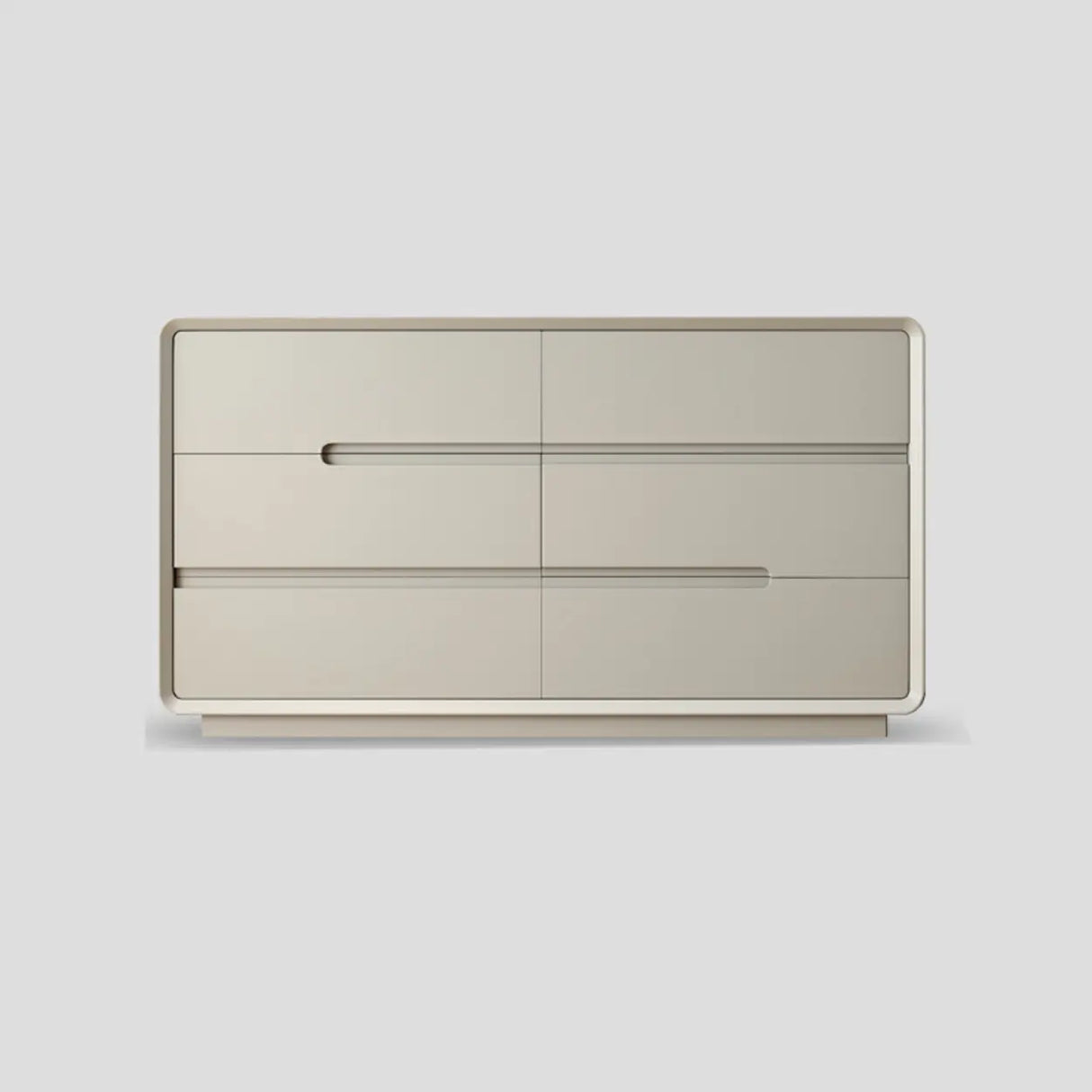 Apricot Wood Dresser with Soft-Close Drawers Image - 6