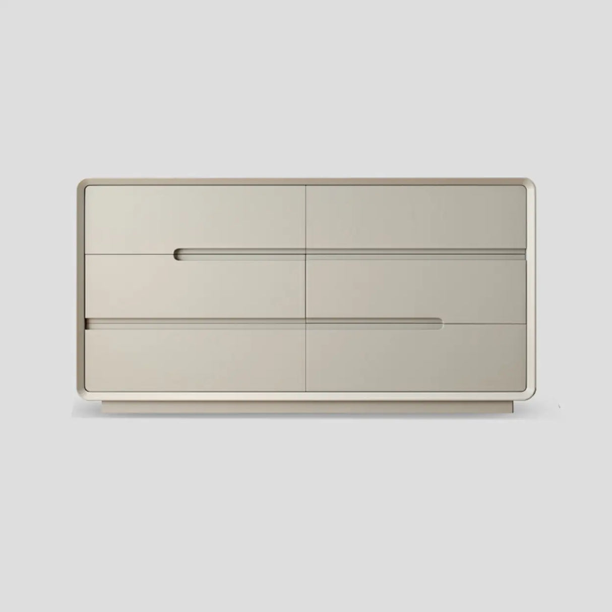 Apricot Wood Dresser with Soft-Close Drawers Image - 7