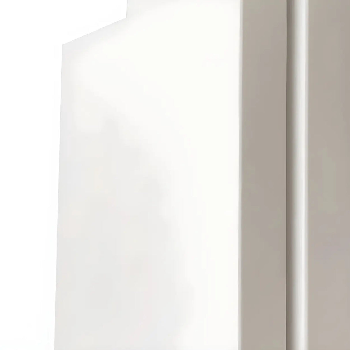 Arched Door Wood White Adjustable Shelves Shoe Cabinet Image - 6