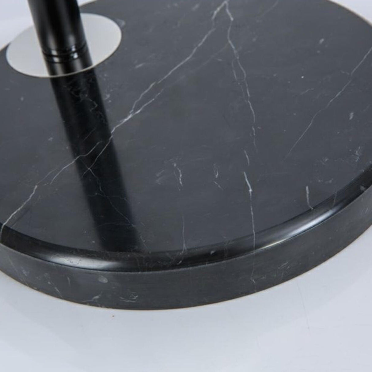 Arched Drum Shade Modern Adjustable Metal Floor Lamp Image - 10