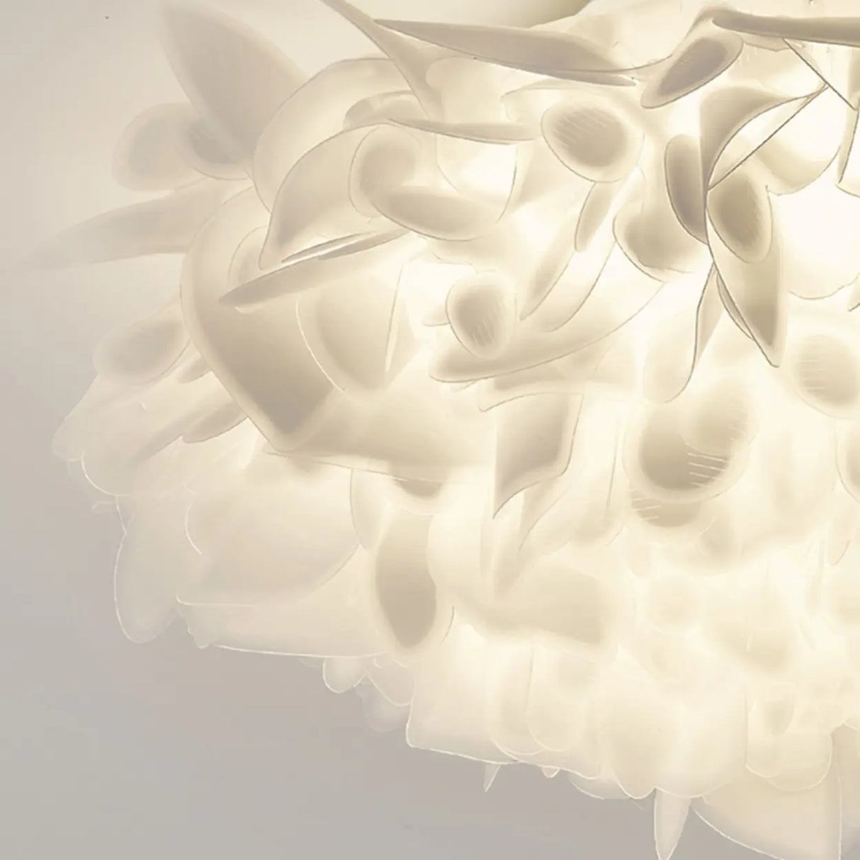 Bedroom Mini Art Deco White Flush Mount Ceiling Light Image - 10