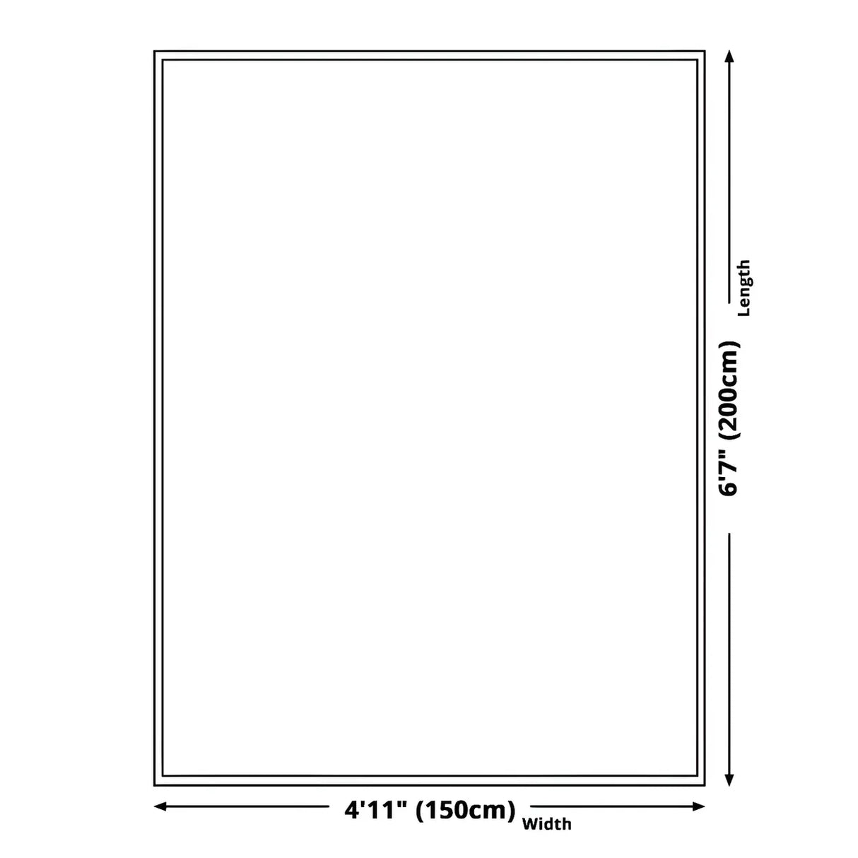 Artistic Abstract Green Polyester Non-Slip Area Rug Image - 7