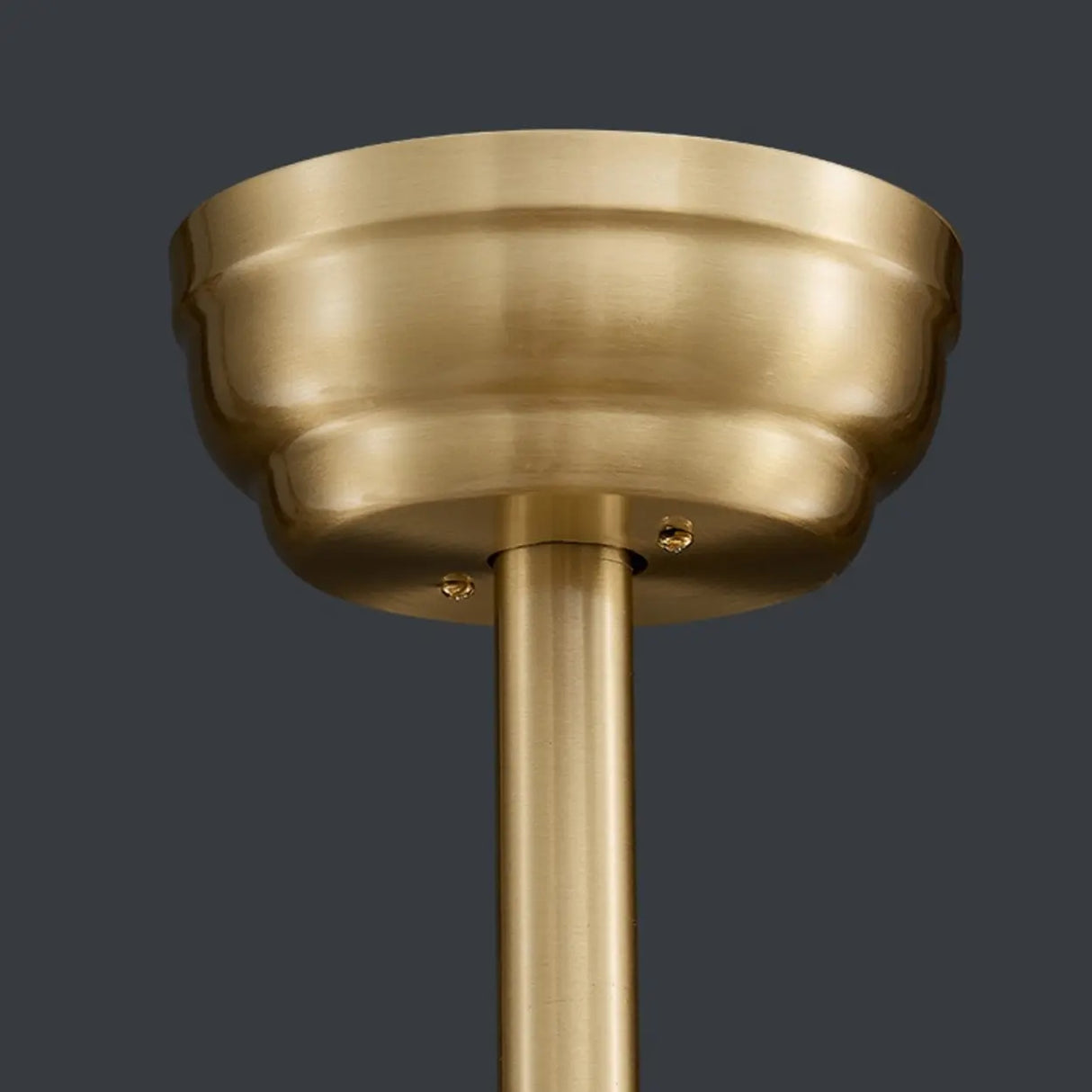 Artistic Firefly Crystal Decor Brass Ceiling Fan Light Image - 5