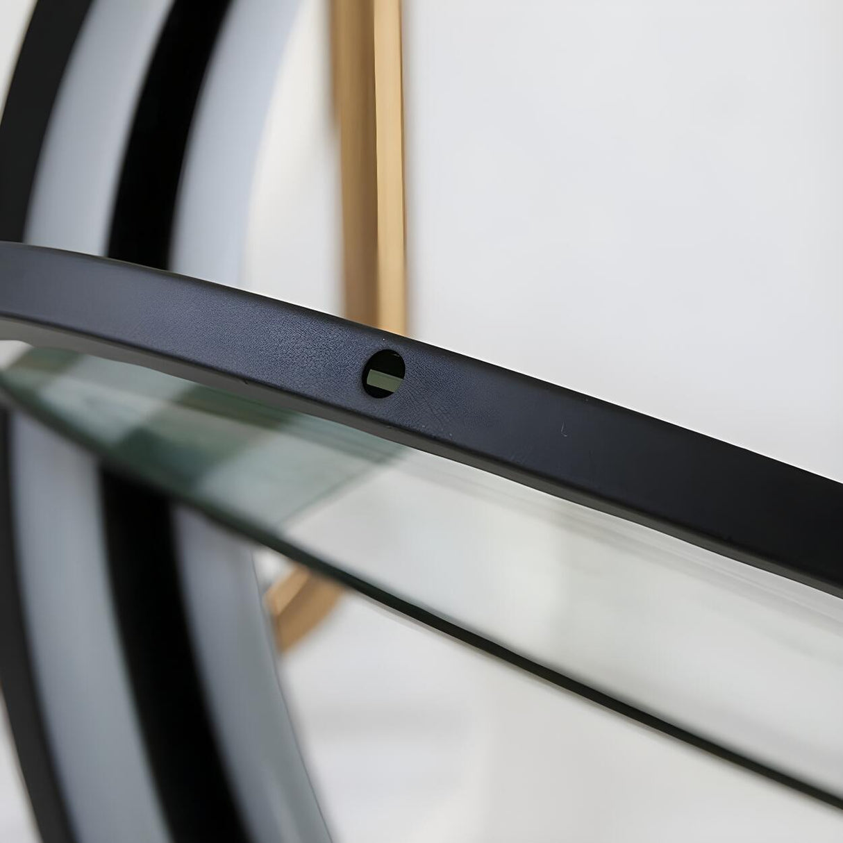 Artistic Round Landscape Painting Decorative Table Lamp Image - 19