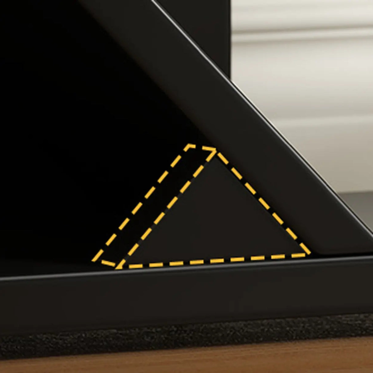 Artistic Vertical Rubberwood Branch Bookcase Black Image - 6