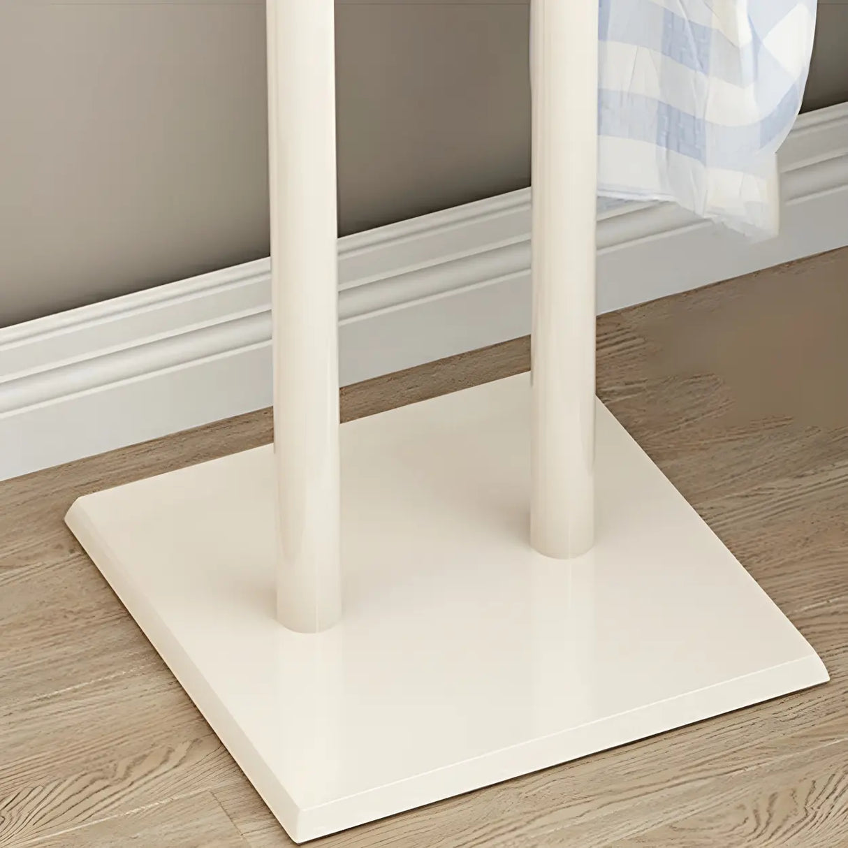 Artistic Wooden Curve Freestanding Coat Rack with Hooks Image - 17