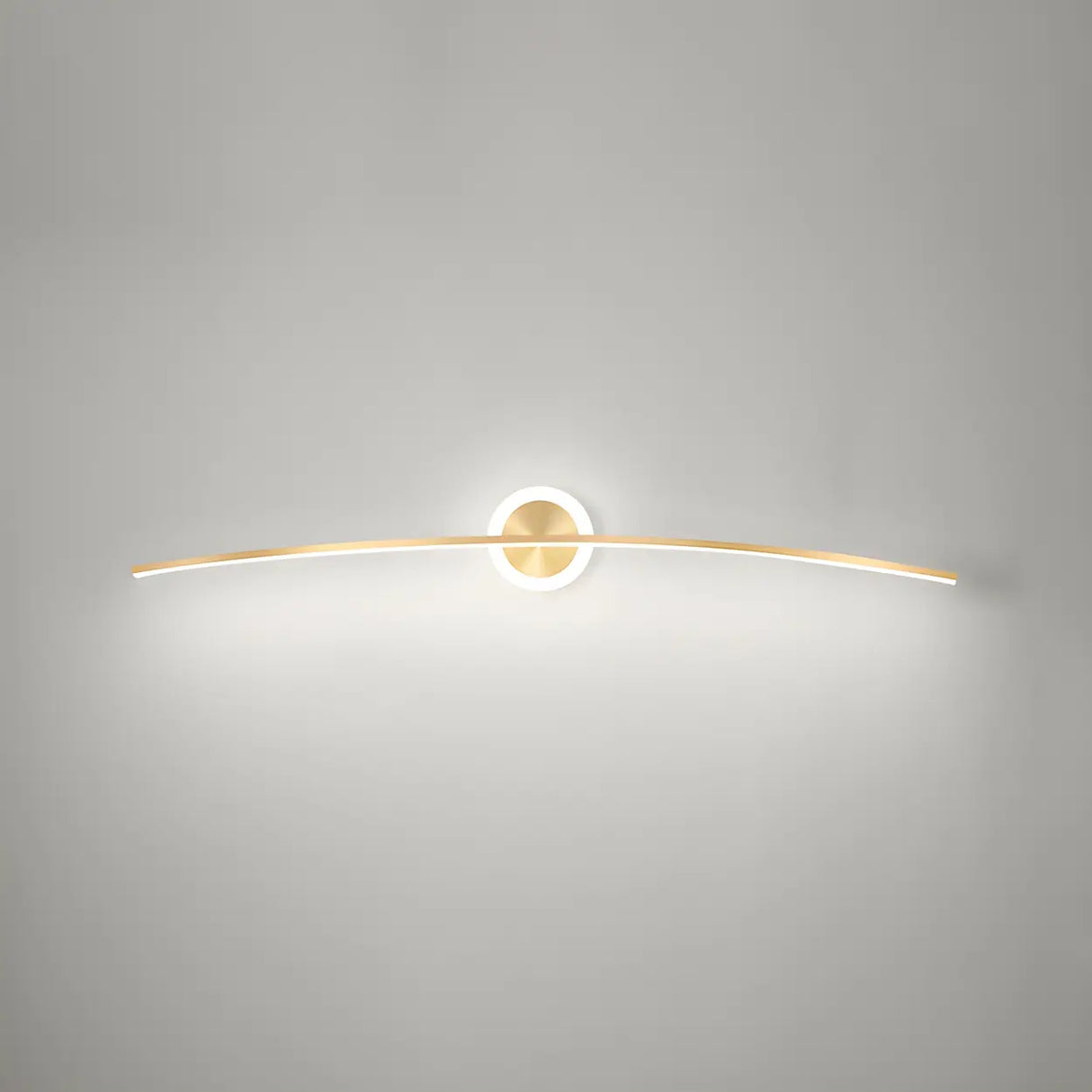 Bathroom Creative Minimalist Curved Strip Vanity Light Image - 7