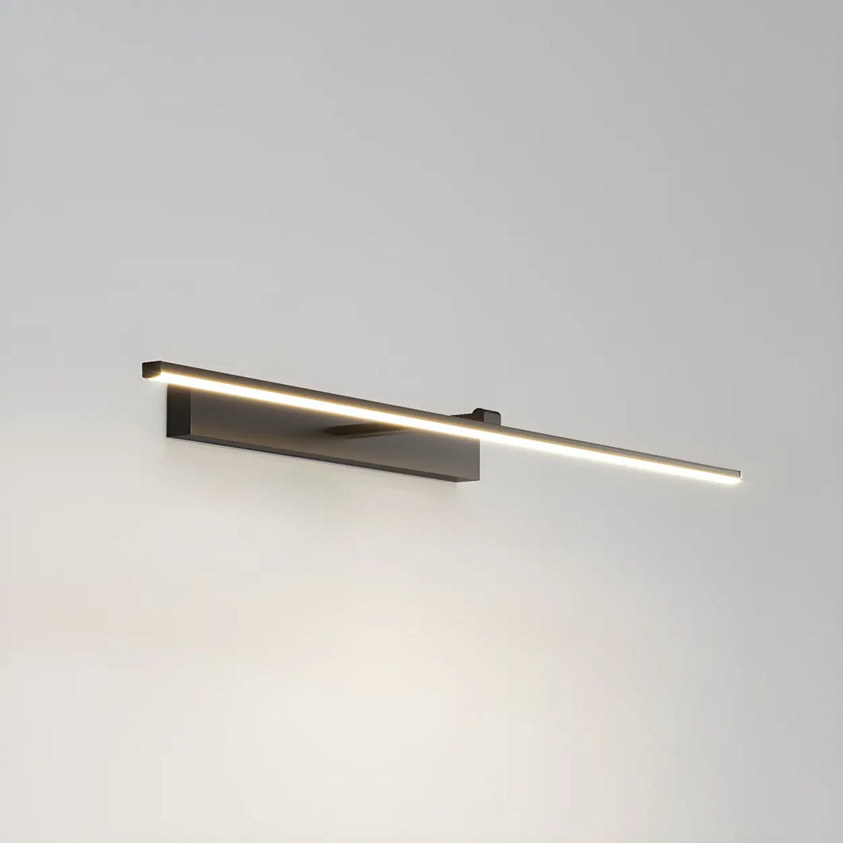 Bathroom Minimalist LED Strip Metal Wall Vanity Light Image - 21