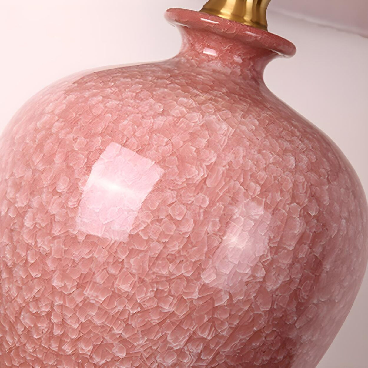 Bedroom Elegant Ceramic Fabric Barrel Shade Table Lamp Image - 13