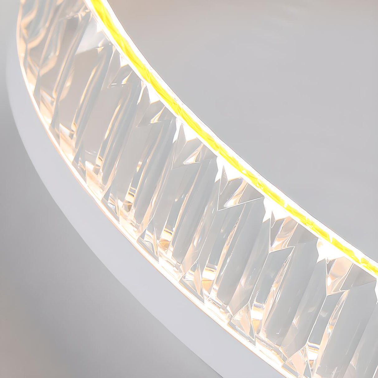 Bedroom Gold Circular LED Flush Mount Ceiling Light Image - 13