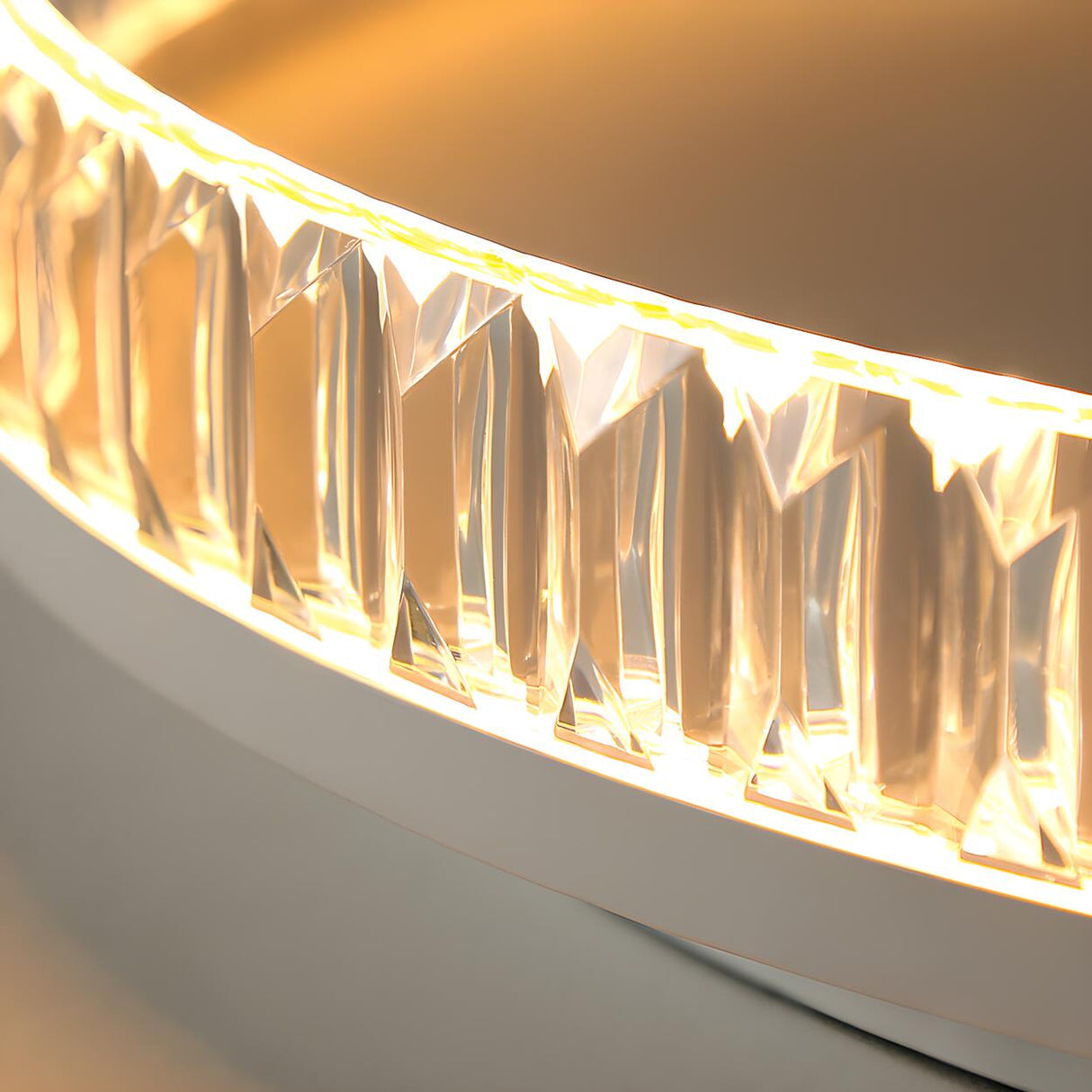 Bedroom Gold Circular LED Flush Mount Ceiling Light Image - 14