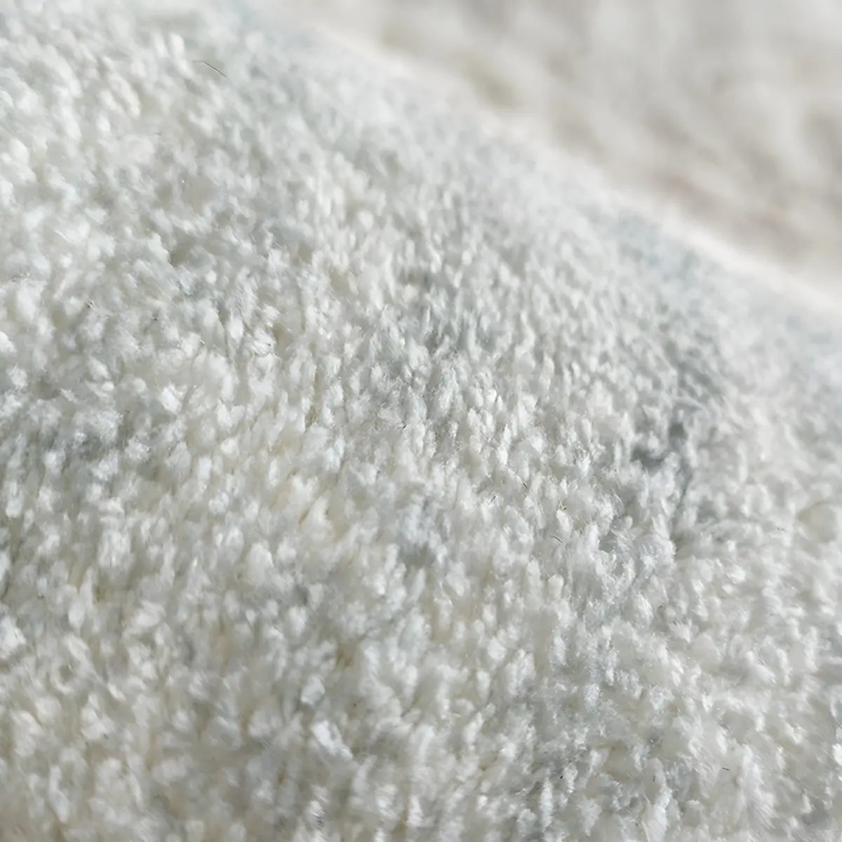 Bedroom Pet Friendly Rectangle Lambswool Ombre Area Rug Image - 6