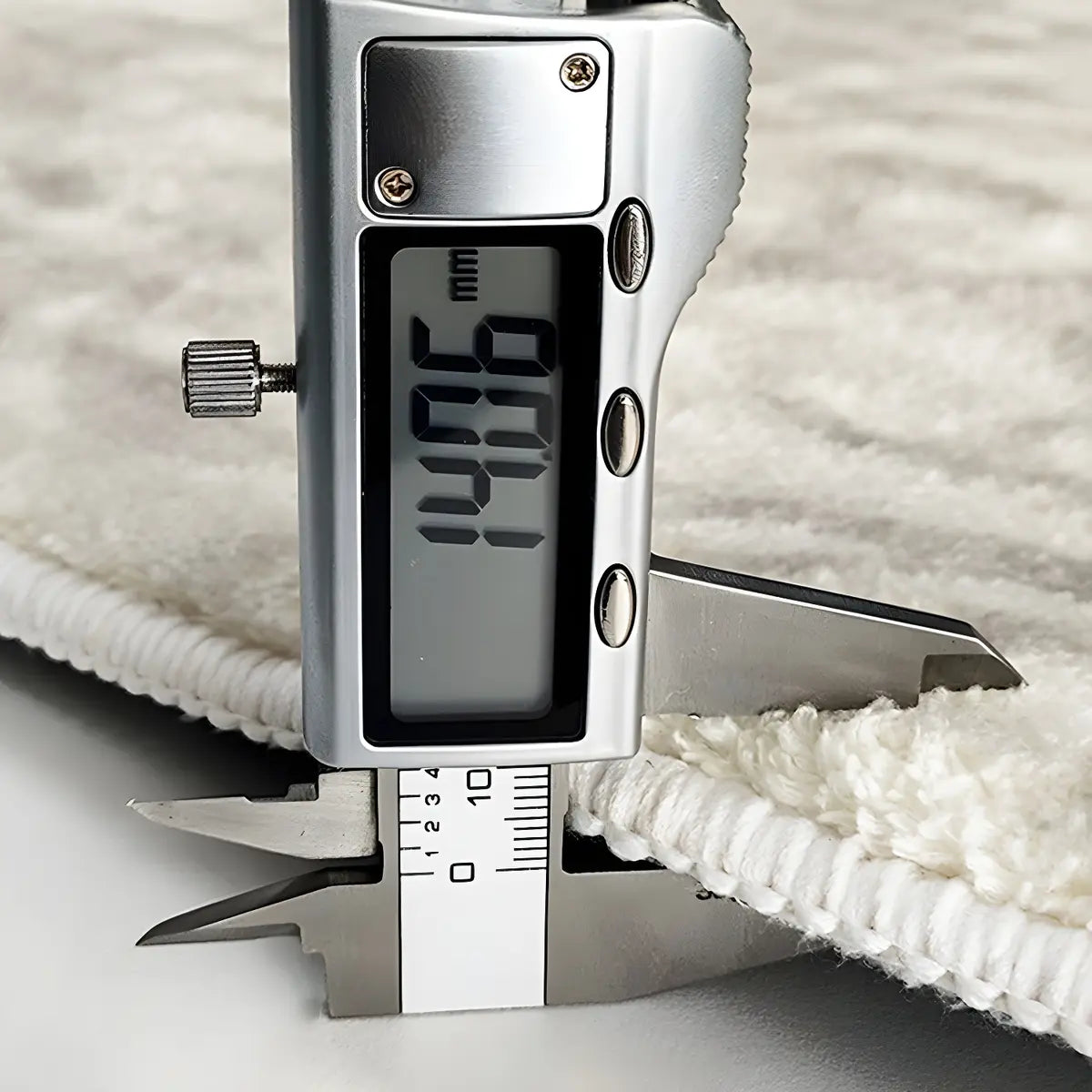 Bedroom Pet Friendly Rectangle Lambswool Ombre Area Rug Image - 9