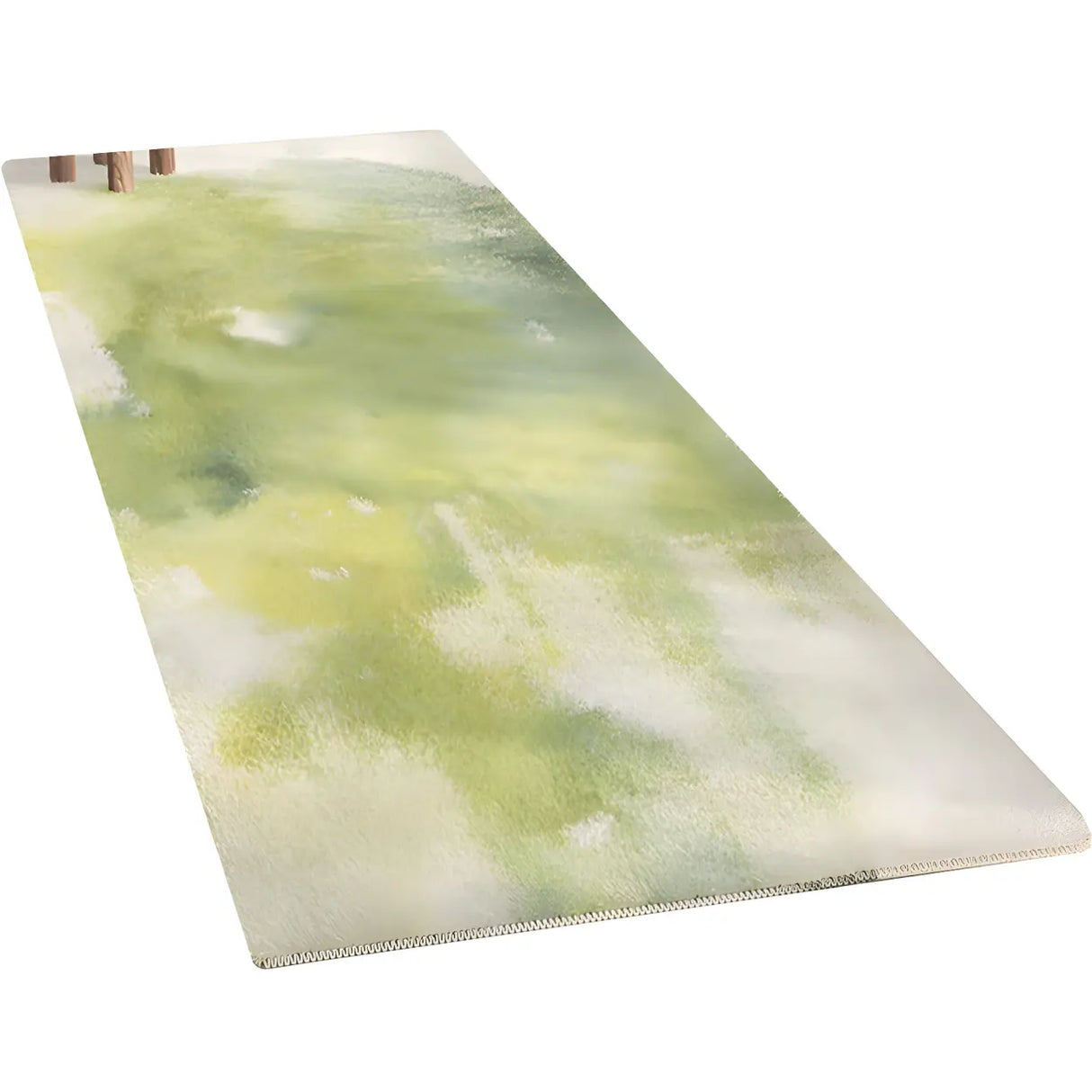 Bedroom Rectangle Lambswool Stain-Resistant Area Rug Image - 5