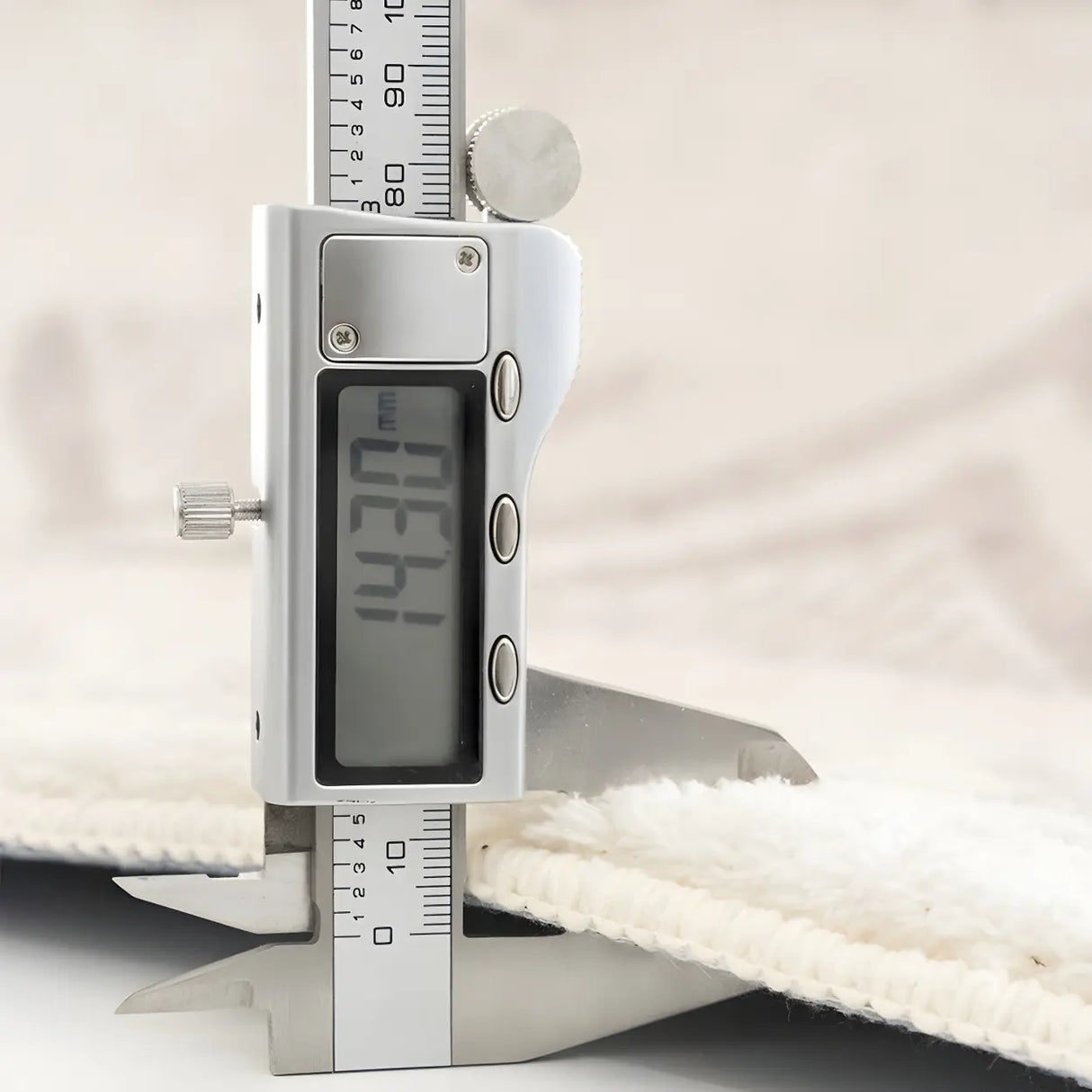 Bedroom Rectangle Lambswool Stain-Resistant Area Rug Image - 7