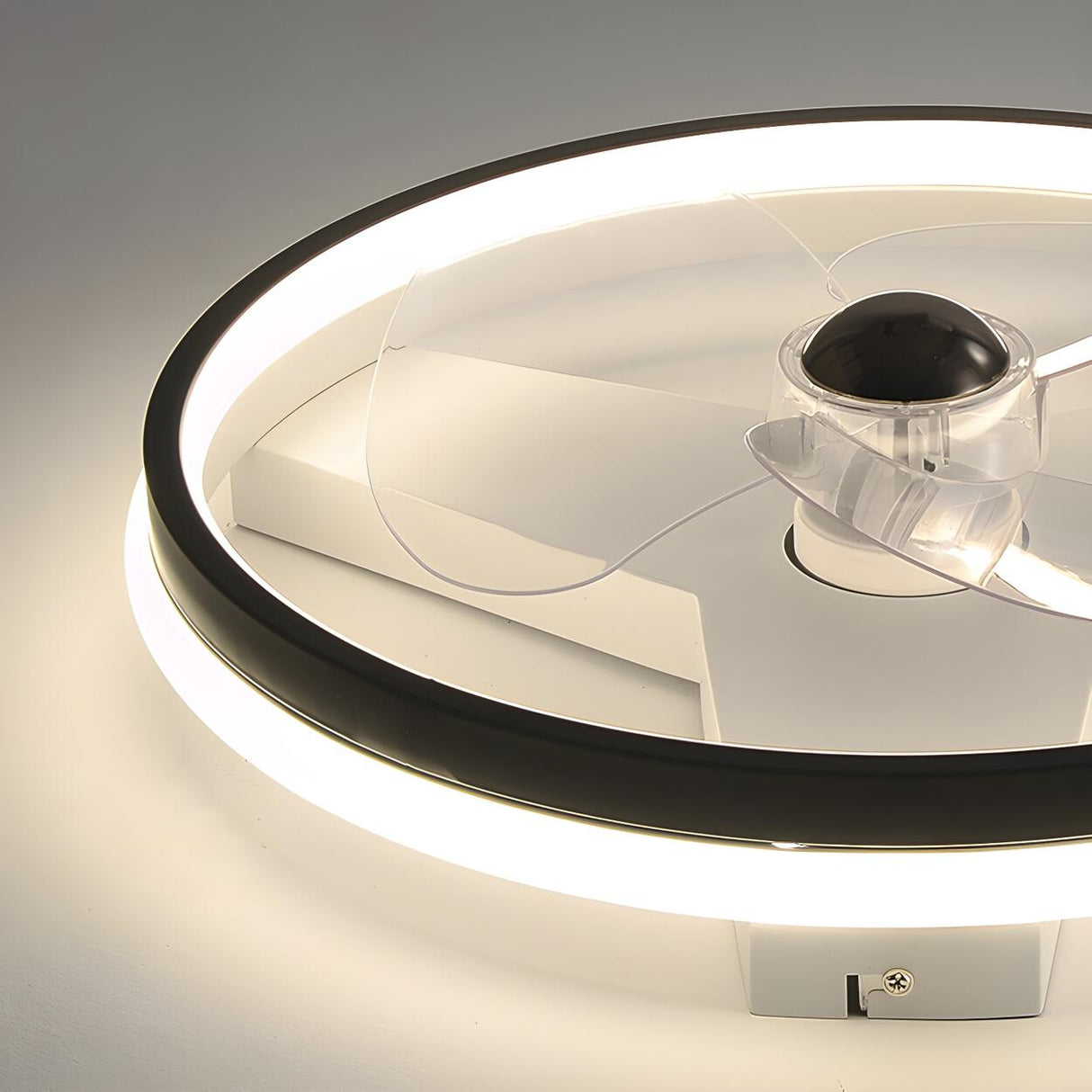 Bedroom Stylish Circular Ceiling Fan With LED Light Image - 8