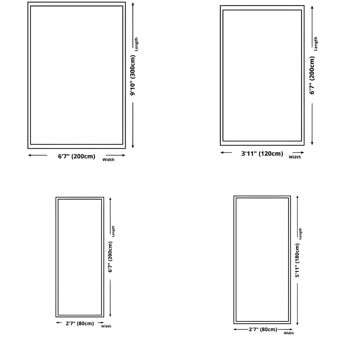 Bedroom Wave Pattern Rectangular Fabric Orange Area Rug Image - 15