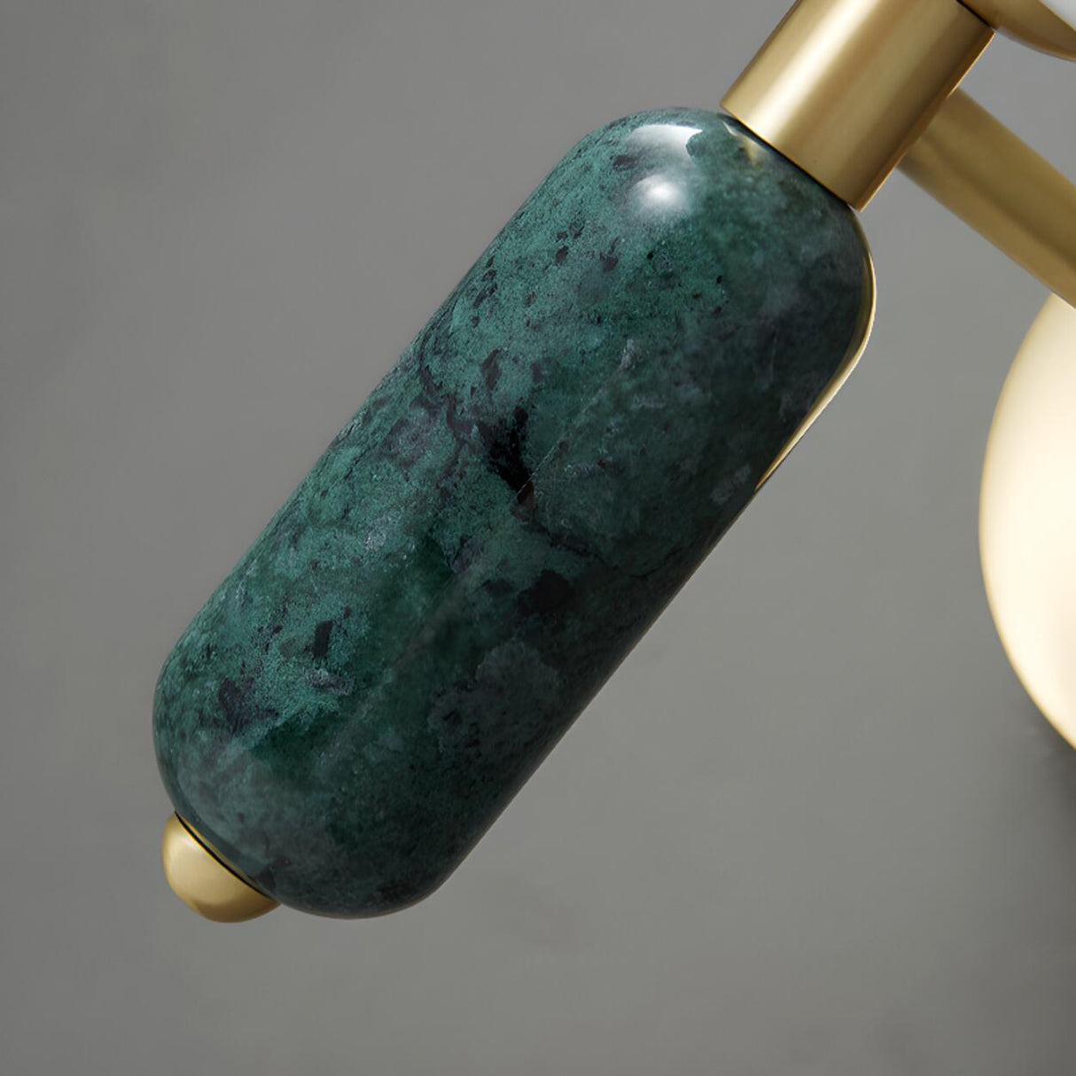 Bedroom White Frosted Glass Globe LED Wall Sconces Image - 9