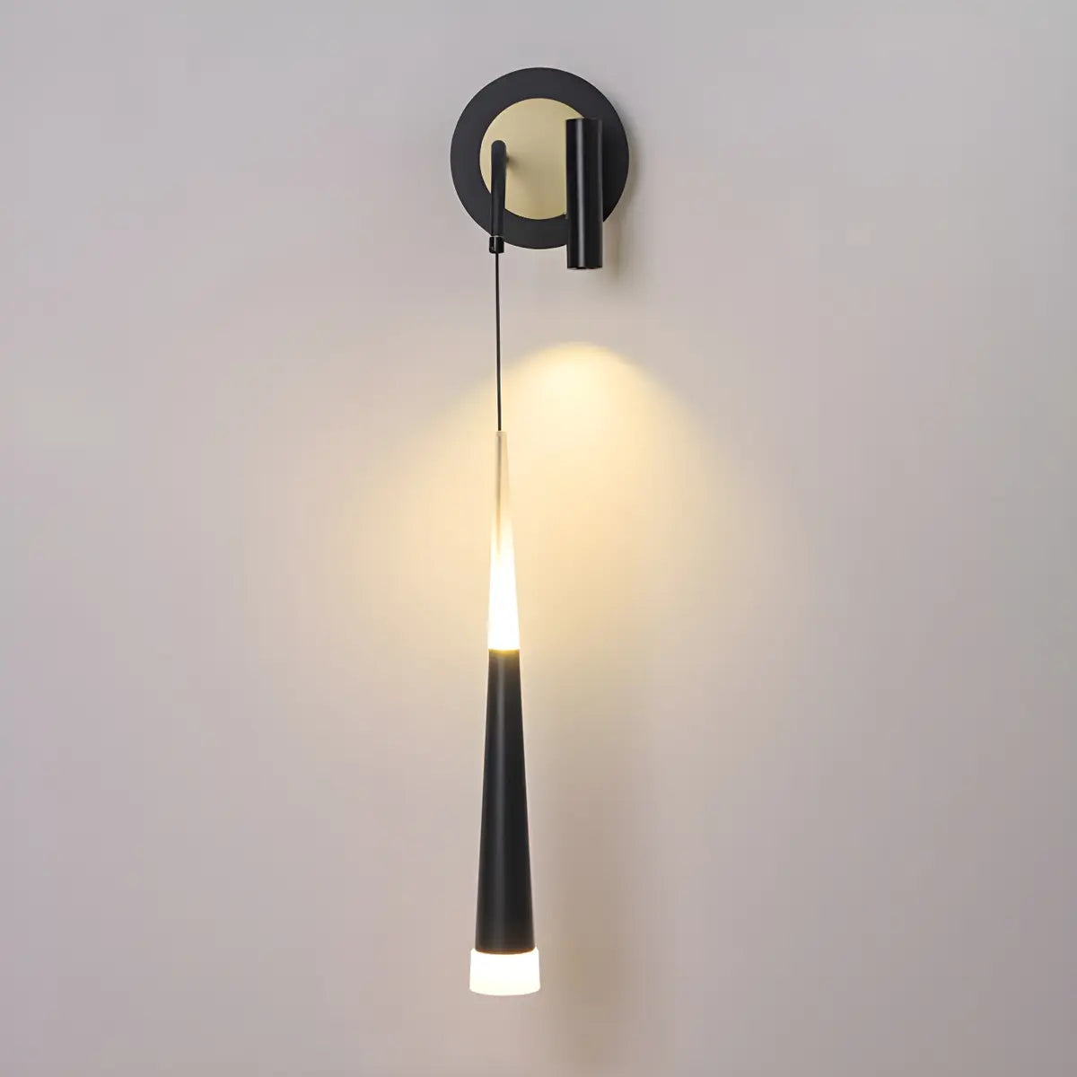 Bedside 2-Light Cylinder Adjustable Reading Wall Sconce Image - 2
