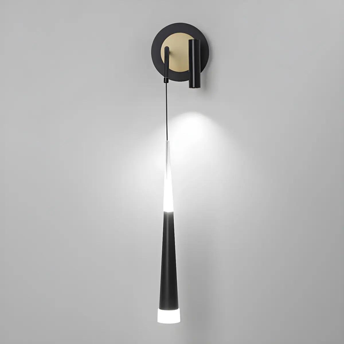 Bedside 2-Light Cylinder Adjustable Reading Wall Sconce Image - 3