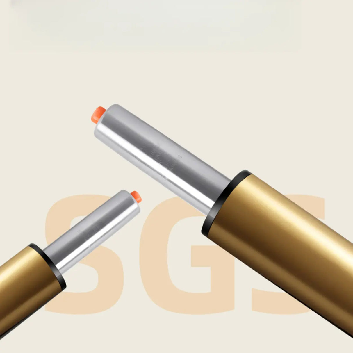 Beige Adjustable Seat Height Velvet Swivel Office Chair Image - 11