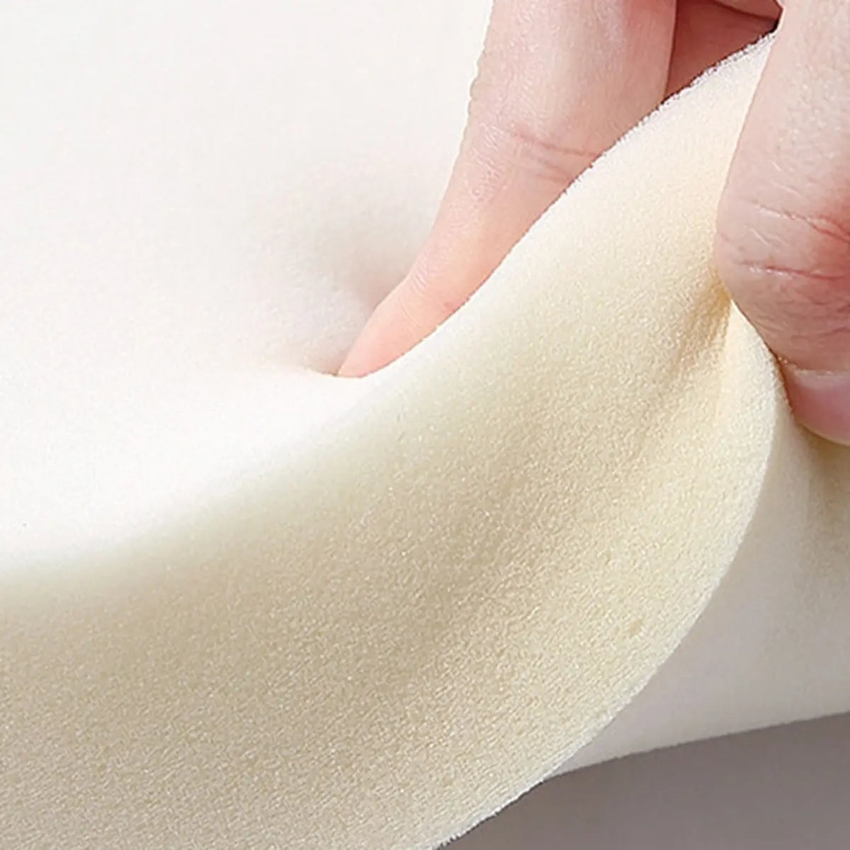 Beige Frosted Velvet Fixed Back Wood Frame Accent Chair Image - 4