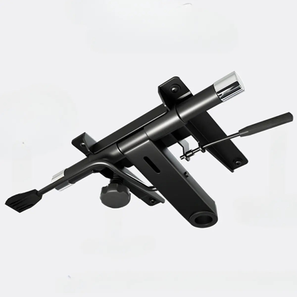 Beige Leather Reclining Executive Office Chair with Ottoman Image - 9