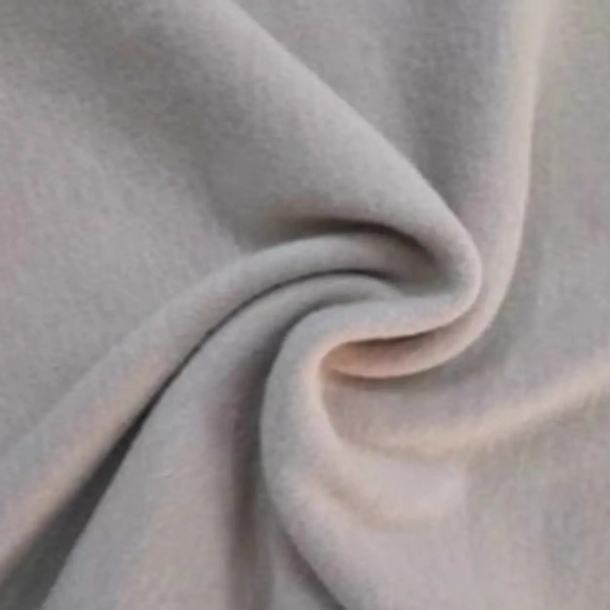 Beige Medium Curved Flannel Chaise Lounge Sofa with Arm Image - 12