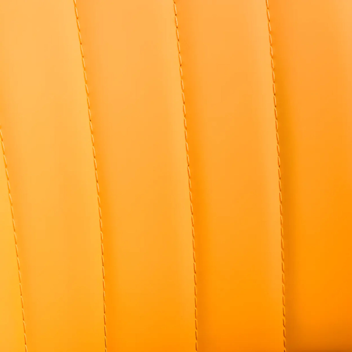 Beige Modish Swivel Curved Leather Low-Back Office Chair Image - 14